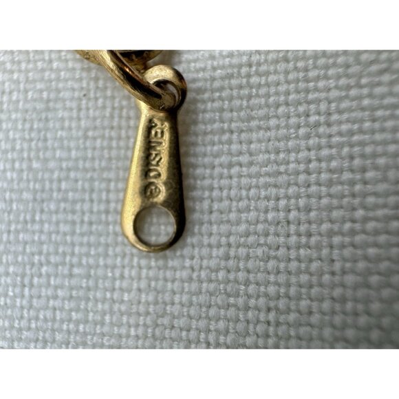 DISNEY Vtg Kids Gold Tone Charm Bracelet Mickey Minnie Donald Pluto Collectible - Picture 4 of 7